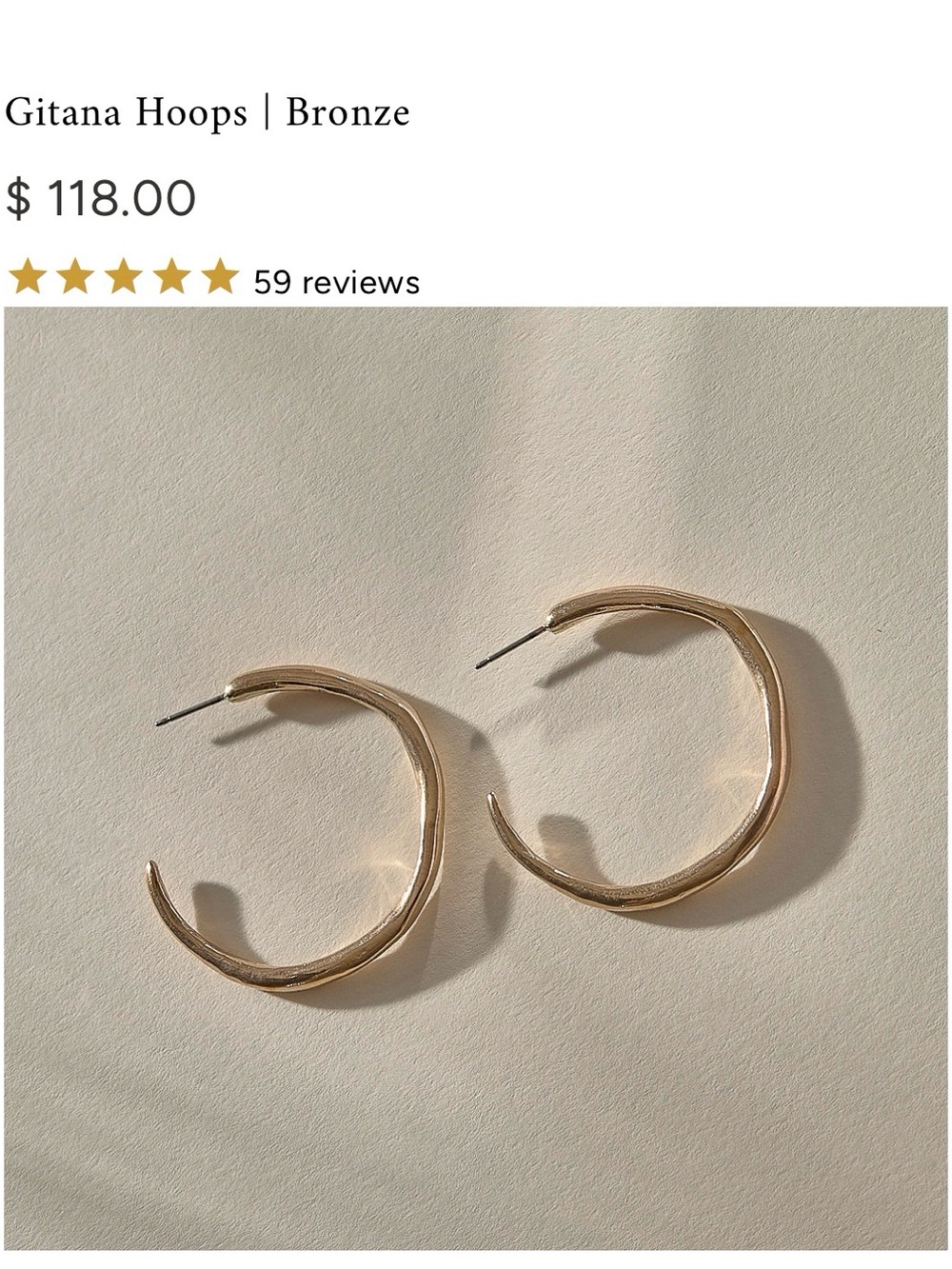 Catori Life Gitana Hoops